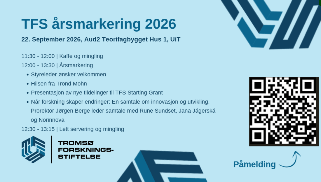 Invitasjon TFS årsmark 22.09.26 CR kode